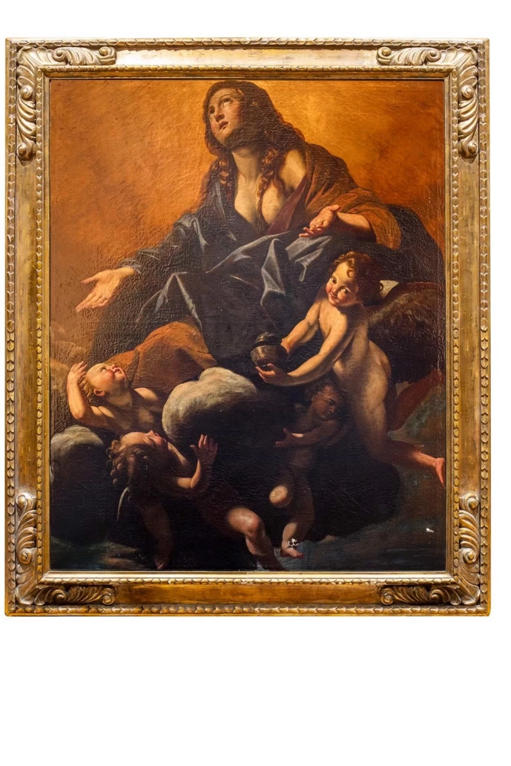  162-Giovanni Lanfranco-Santa Maria Maddalena circondata da angeli  